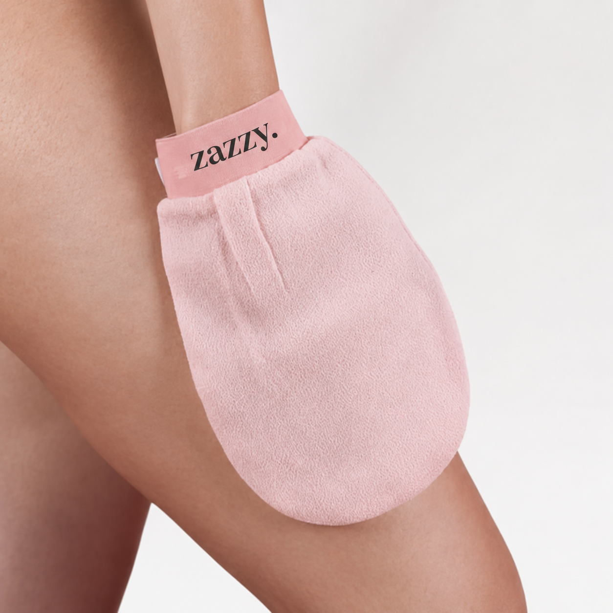 ZazzyGlove® – Peeling-Handschuh gegen eingewachsene Haare & abgestorbene Hautzellen